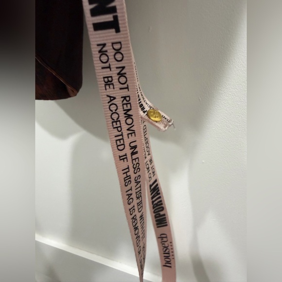 NEW HOUSE OF CB Rafa Satin Longline Corset Top- Rust (size M) - Picture 6 of 6